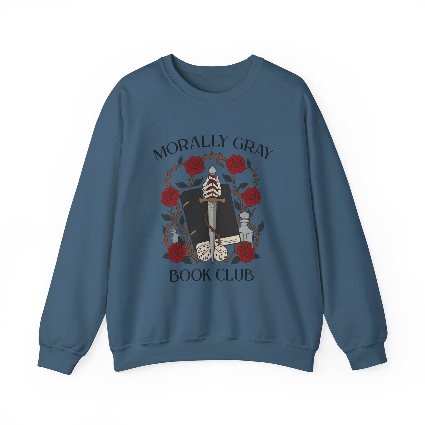 Morally Gray Book Club Sweatshirt | Dark Romance Reader | Fantasy Bookish Apparel