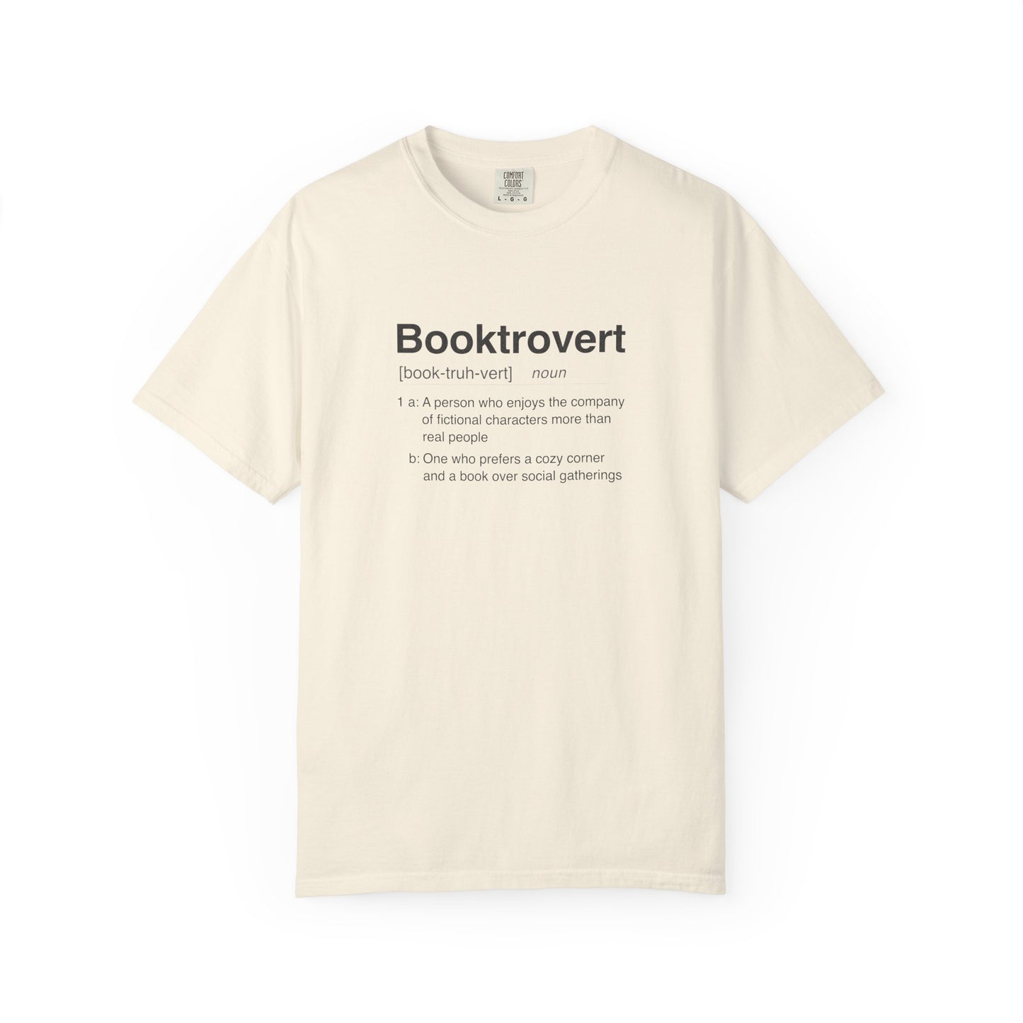 Booktrovert Shirt | Dictionary Definition Reader Tee