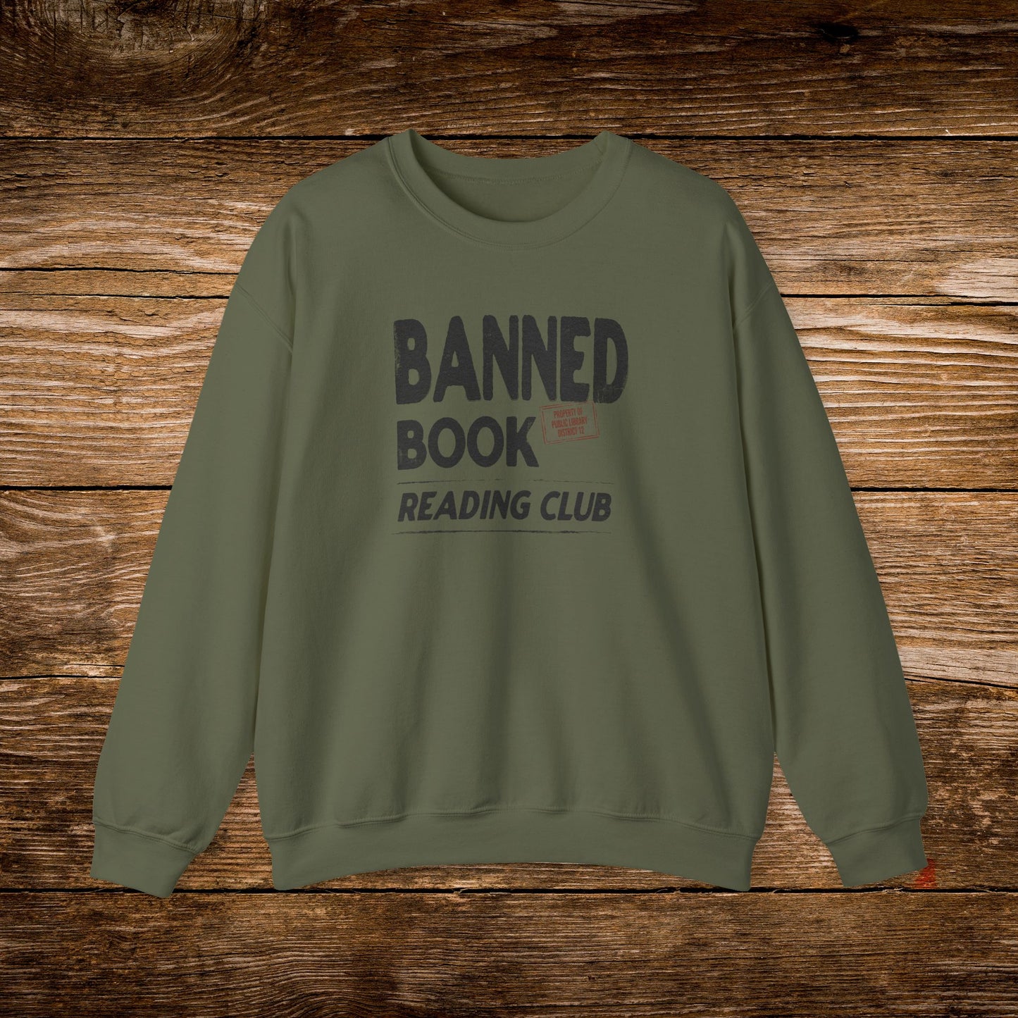 Banned Books Reading Club Sweatshirt | Retro Library Crewneck