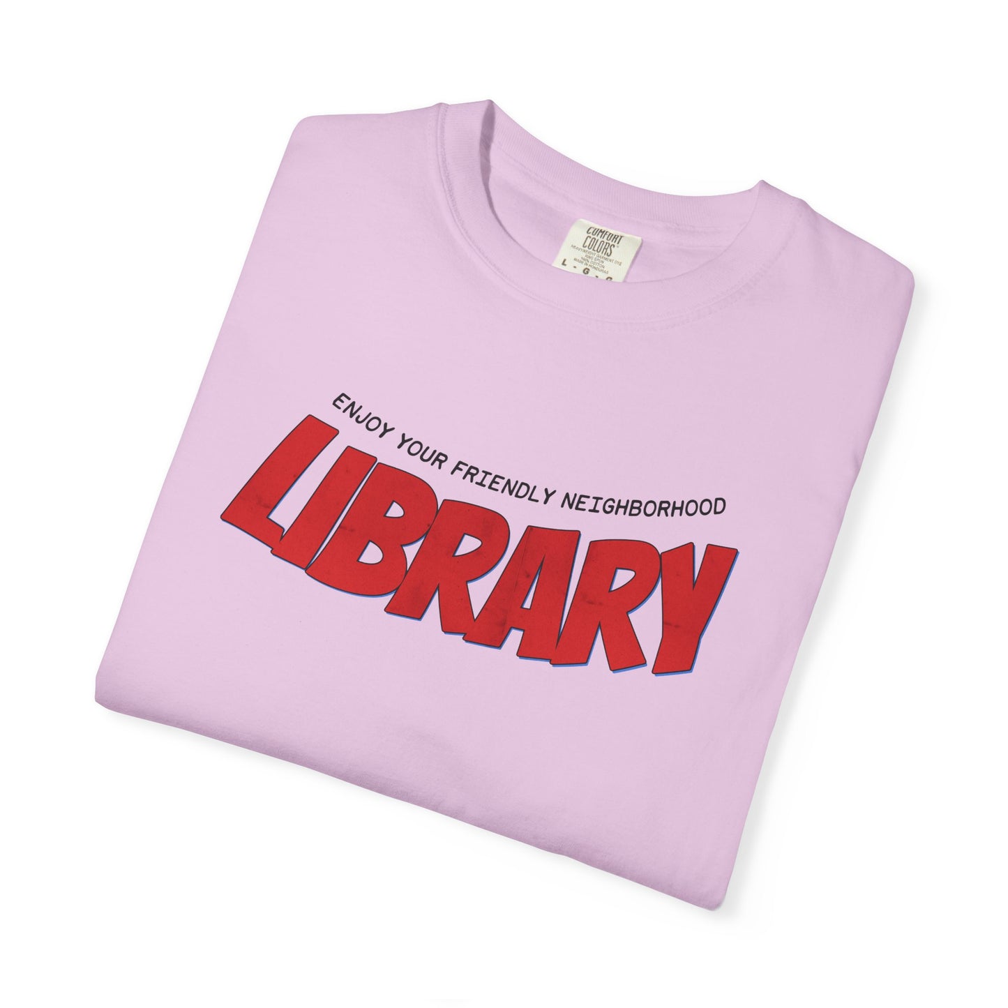 Friendly Neighborhood Library Shirt | Retro Comic Library Tee