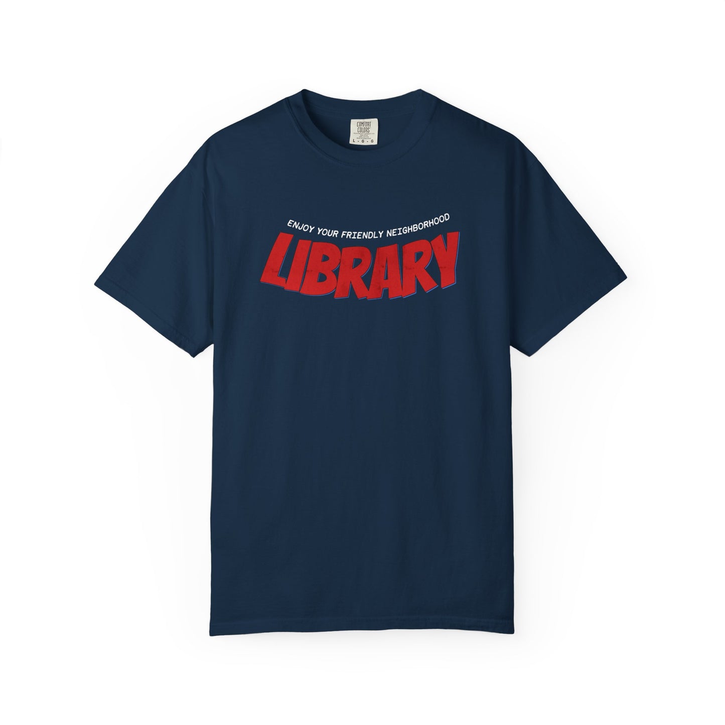 Friendly Neighborhood Library Shirt | Retro Comic Library Tee