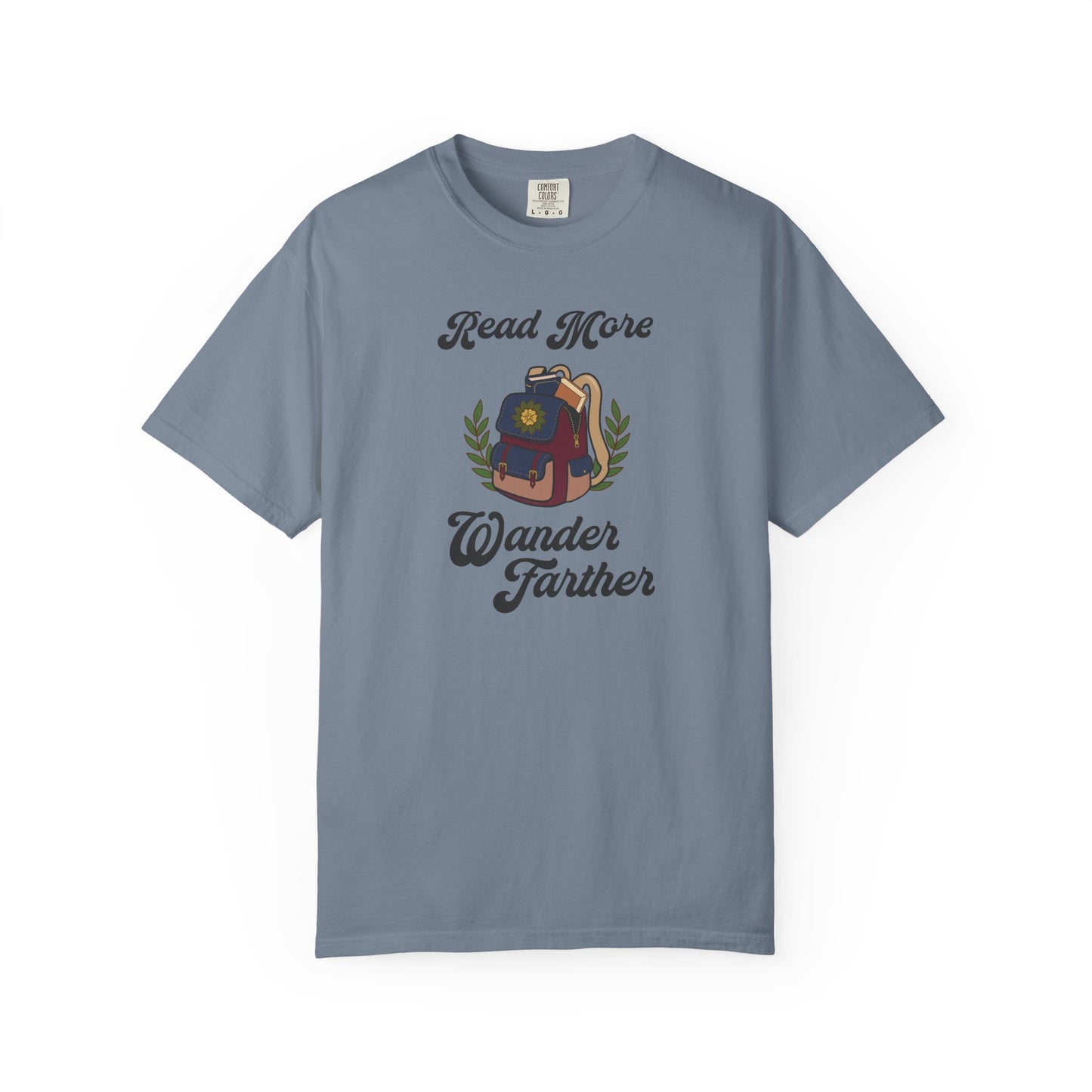 Read More Wander Further Shirt | Retro Reader Adventure Tee
