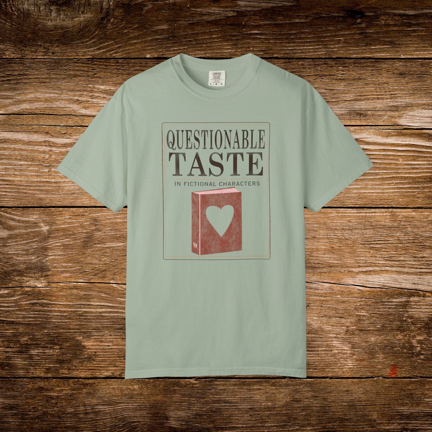 Questionable Taste in Fictional Characters Shirt | Vintage Paperback Tee
