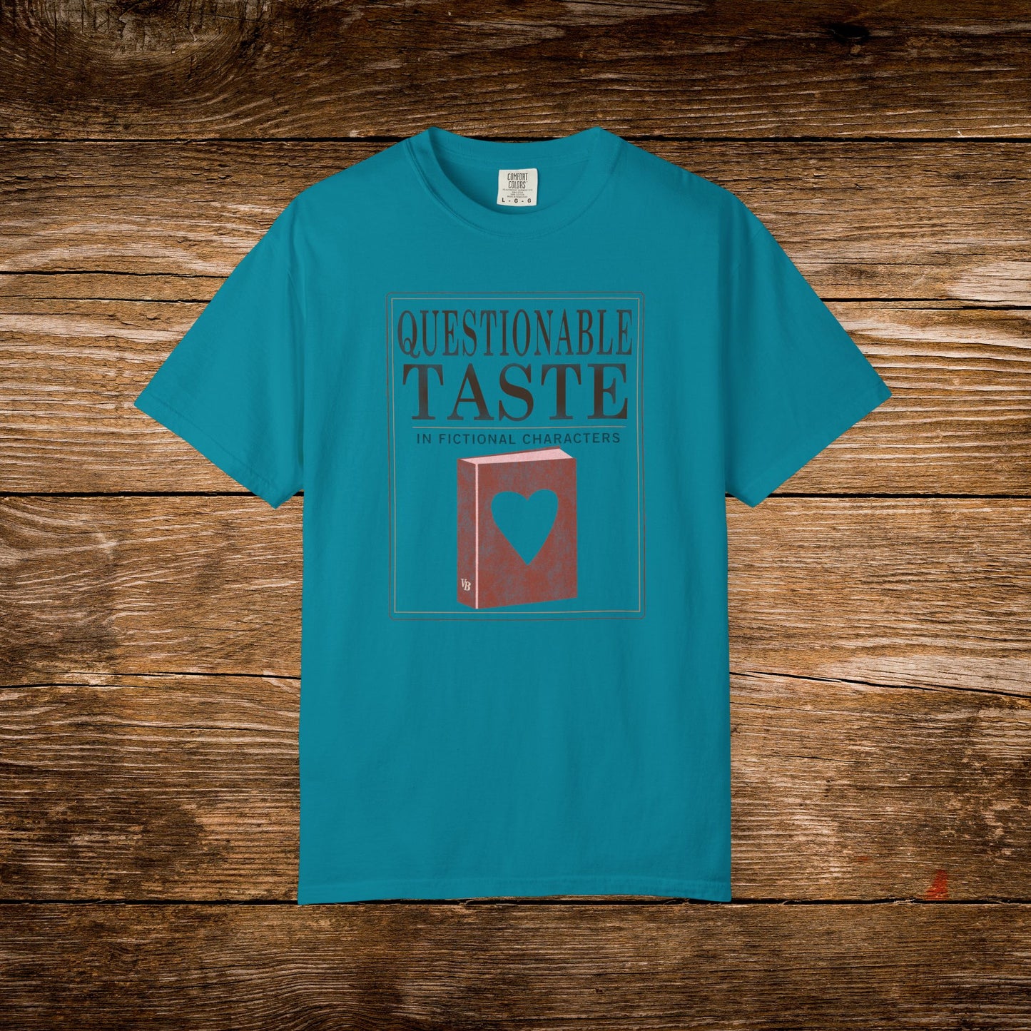 Questionable Taste in Fictional Characters Shirt | Vintage Paperback Tee