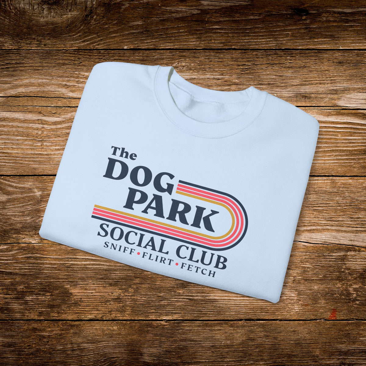 The Dog Park Social Club Sweatshirt | Retro Dog Lover Crewneck