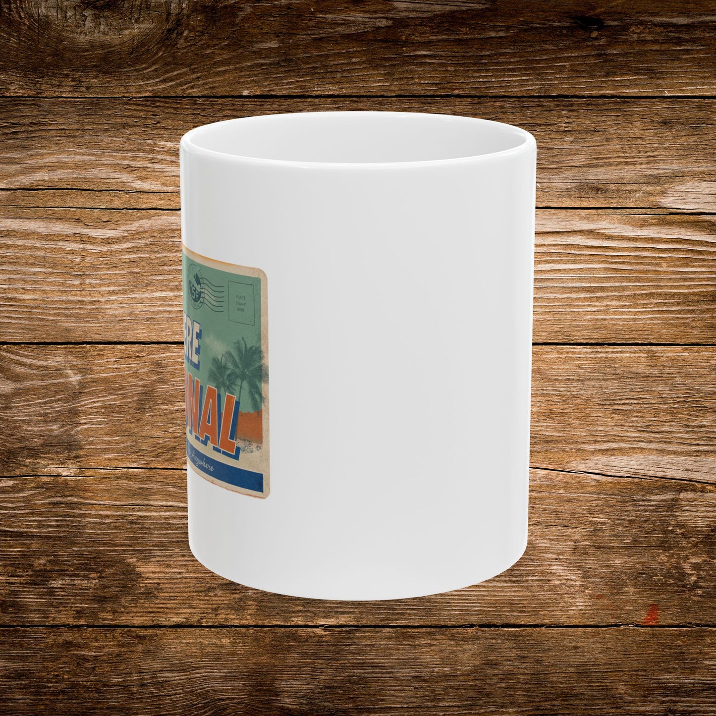 Greetings From Fictional Mug | Book Lover Coffee Cup | Literary Escapism Gift