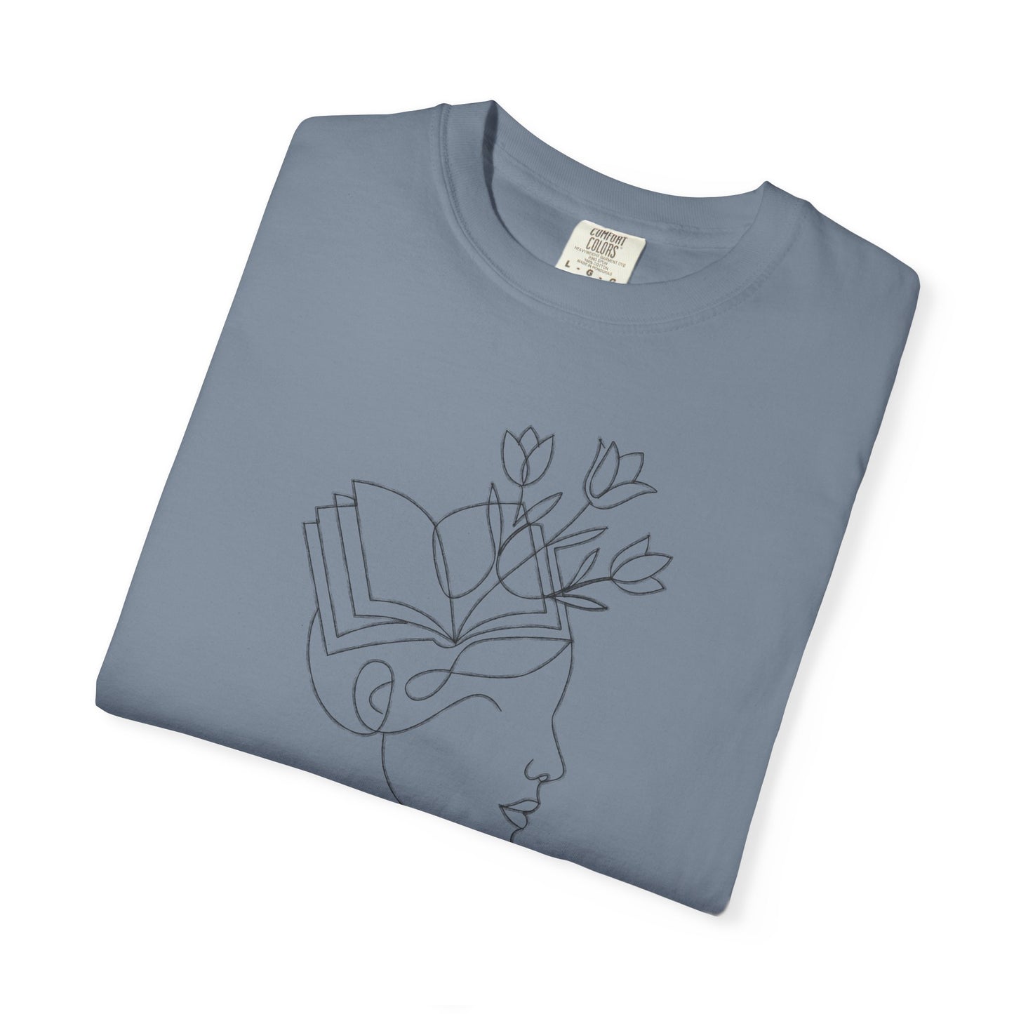 Mind in Bloom Shirt | Literary Floral Art Tee | Book Lover Reader Gift