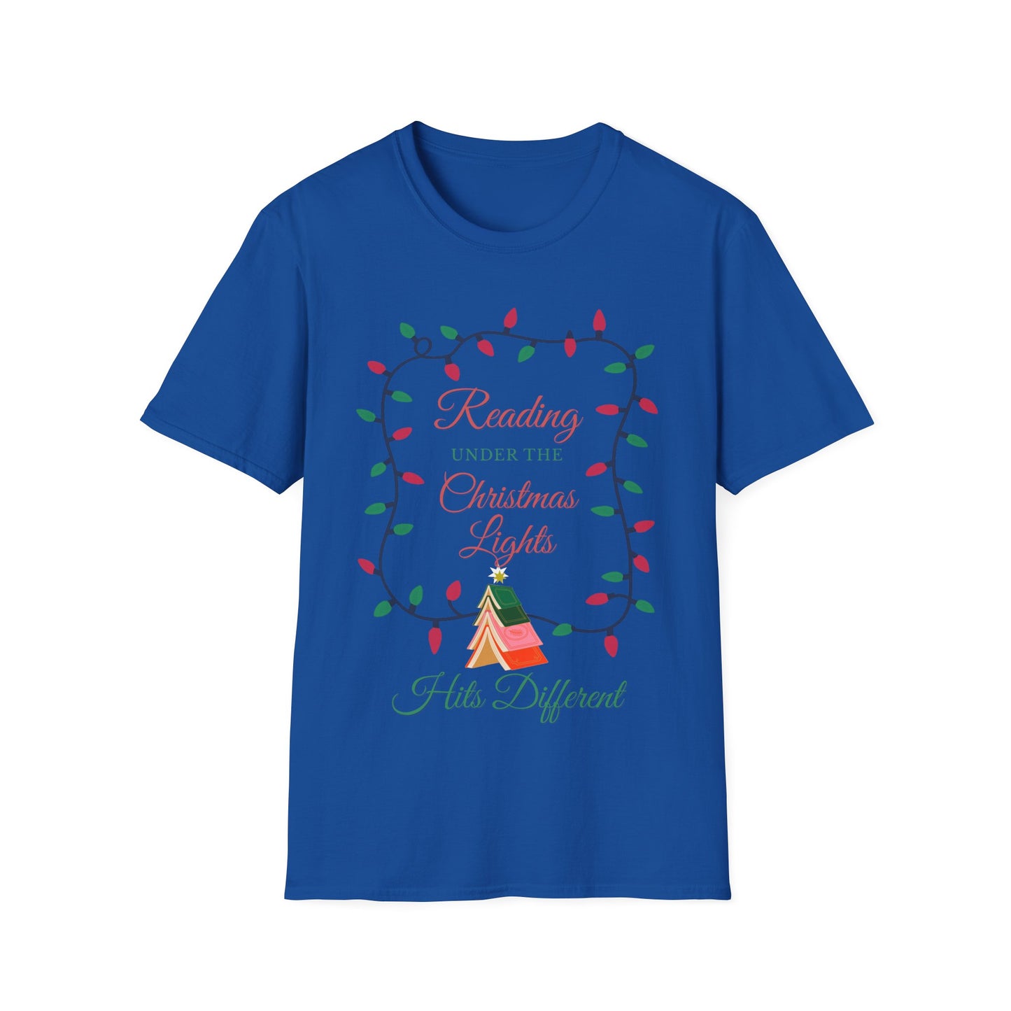 Reading Under the Christmas Lights T-Shirt