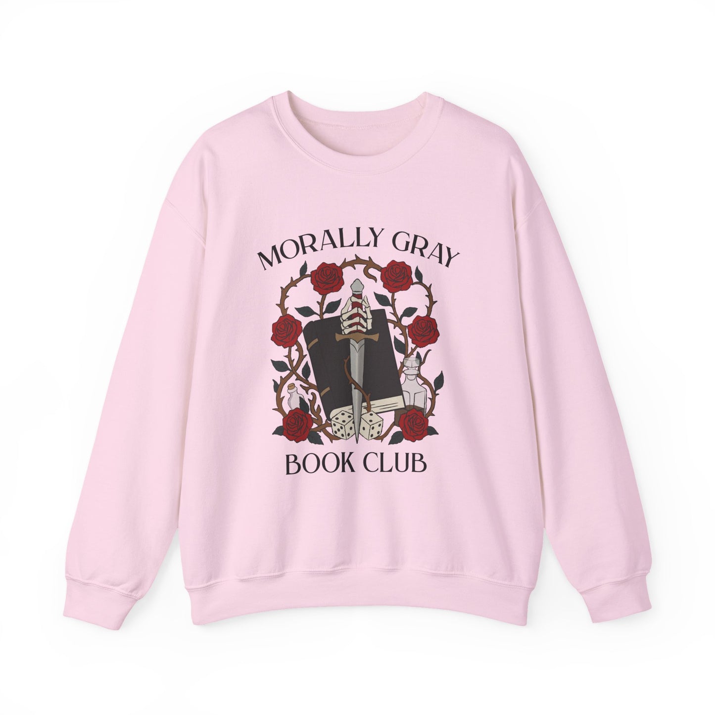 Morally Gray Book Club Sweatshirt | Dark Romance Reader | Fantasy Bookish Apparel