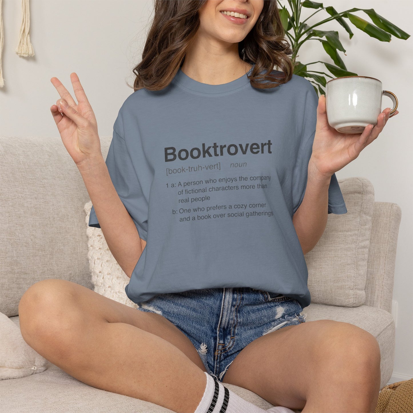 Booktrovert Shirt | Dictionary Definition Reader Tee