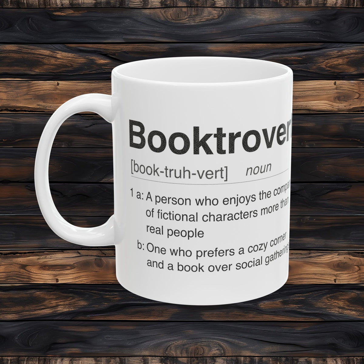 Booktrovert Mug | Reader Coffee Mug