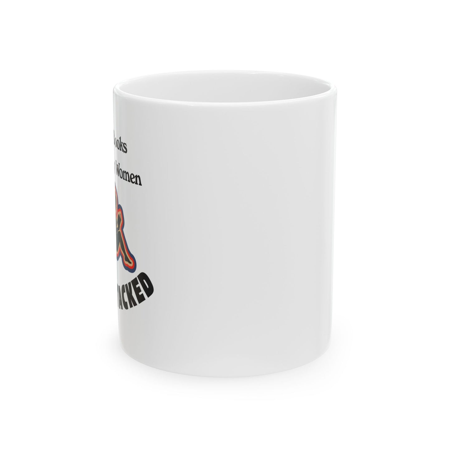 Thick & Stacked Books Mug | Funny Reader Coffee Mug