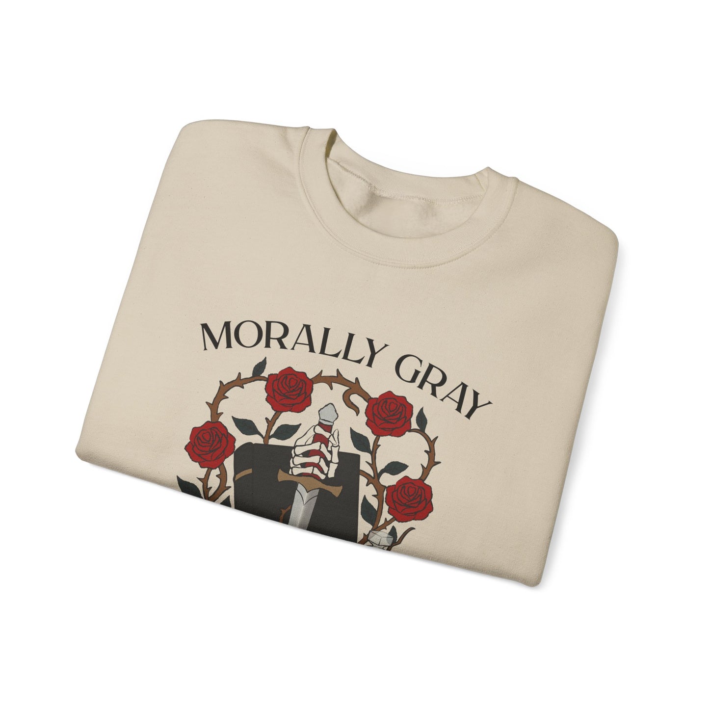 Morally Gray Book Club Sweatshirt | Dark Romance Reader | Fantasy Bookish Apparel