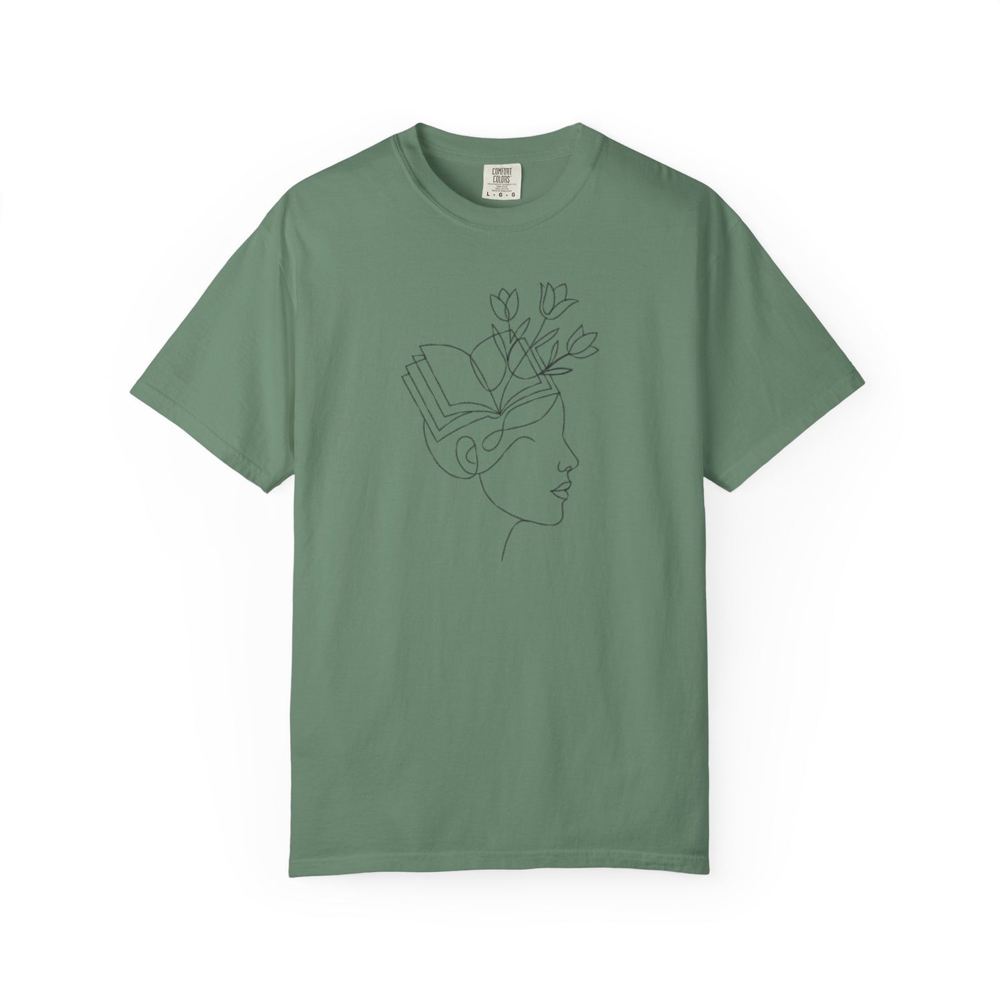 Mind in Bloom Shirt | Literary Floral Art Tee | Book Lover Reader Gift