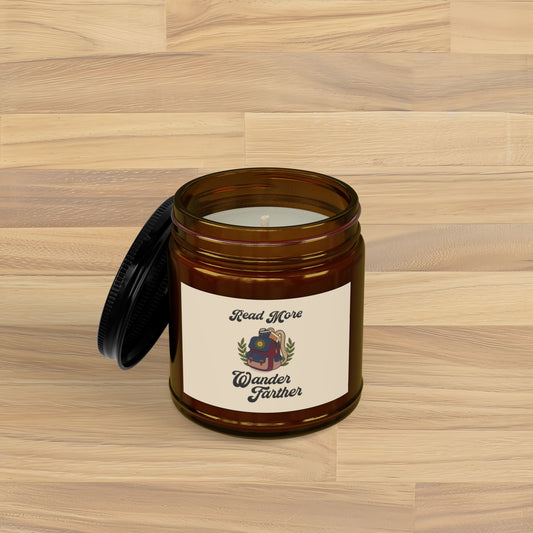 Read More Wander Further Candle | Bookish Soy Wax Candle