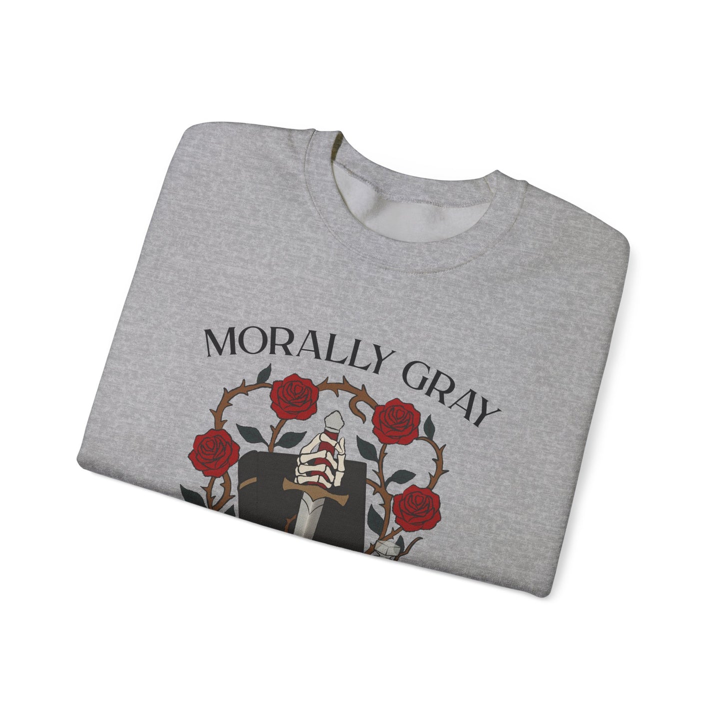 Morally Gray Book Club Sweatshirt | Dark Romance Reader | Fantasy Bookish Apparel