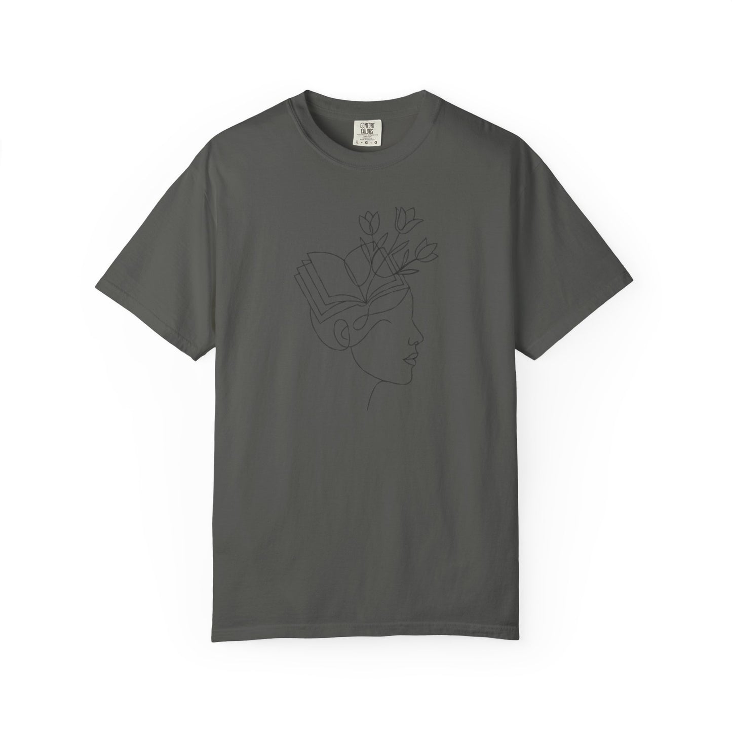 Mind in Bloom Shirt | Literary Floral Art Tee | Book Lover Reader Gift