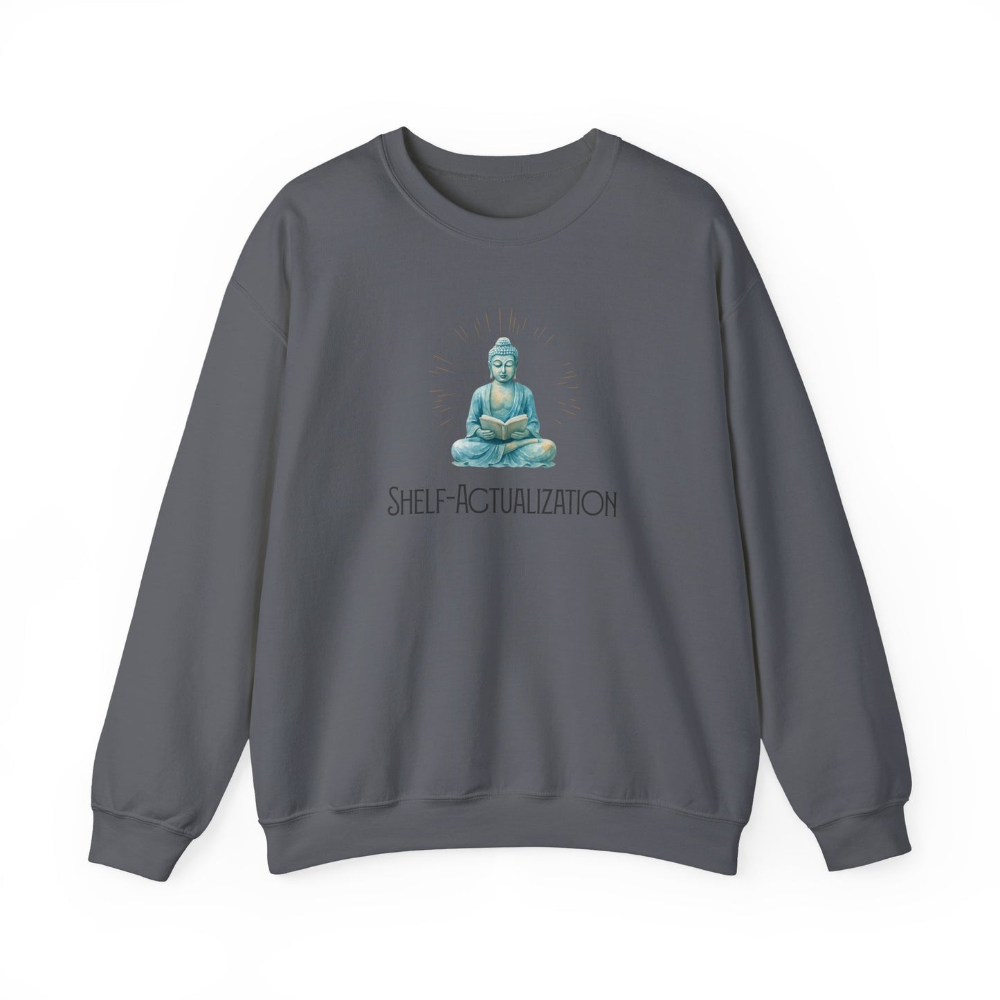 Shelf Actualization Sweatshirt | Zen Book Lover Crewneck
