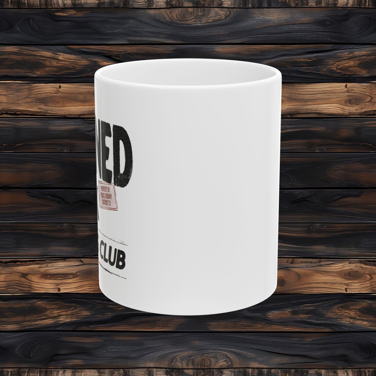 Banned Books Reading Club Mug | Vintage Library Mug