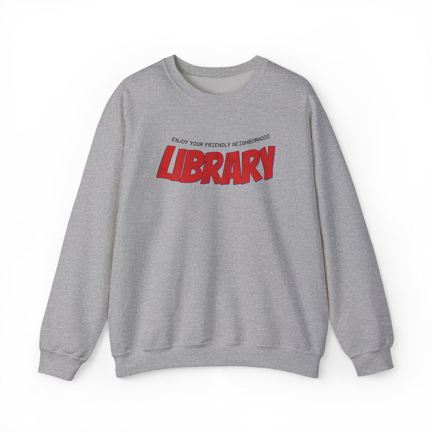 Friendly Neighborhood Library Sweatshirt | Retro Library Crewneck