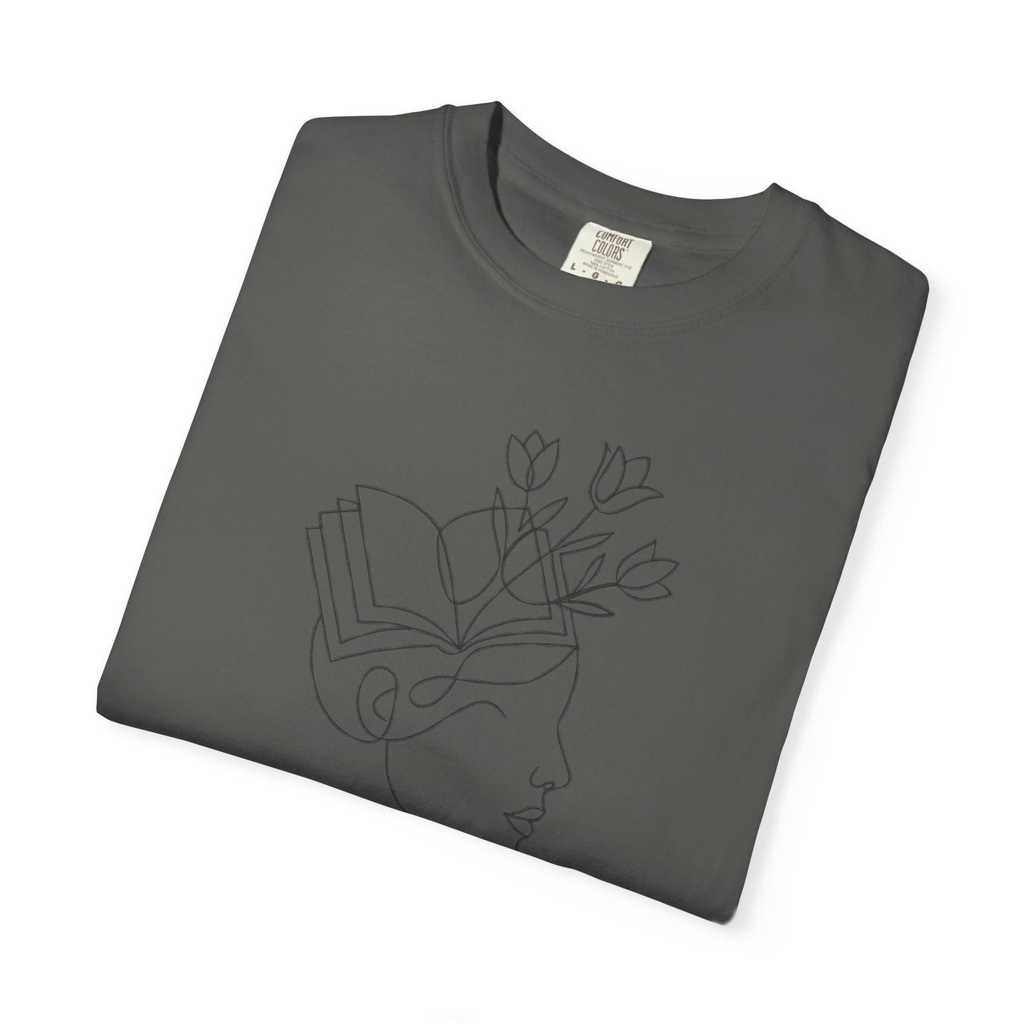 Mind in Bloom Shirt | Literary Floral Art Tee | Book Lover Reader Gift