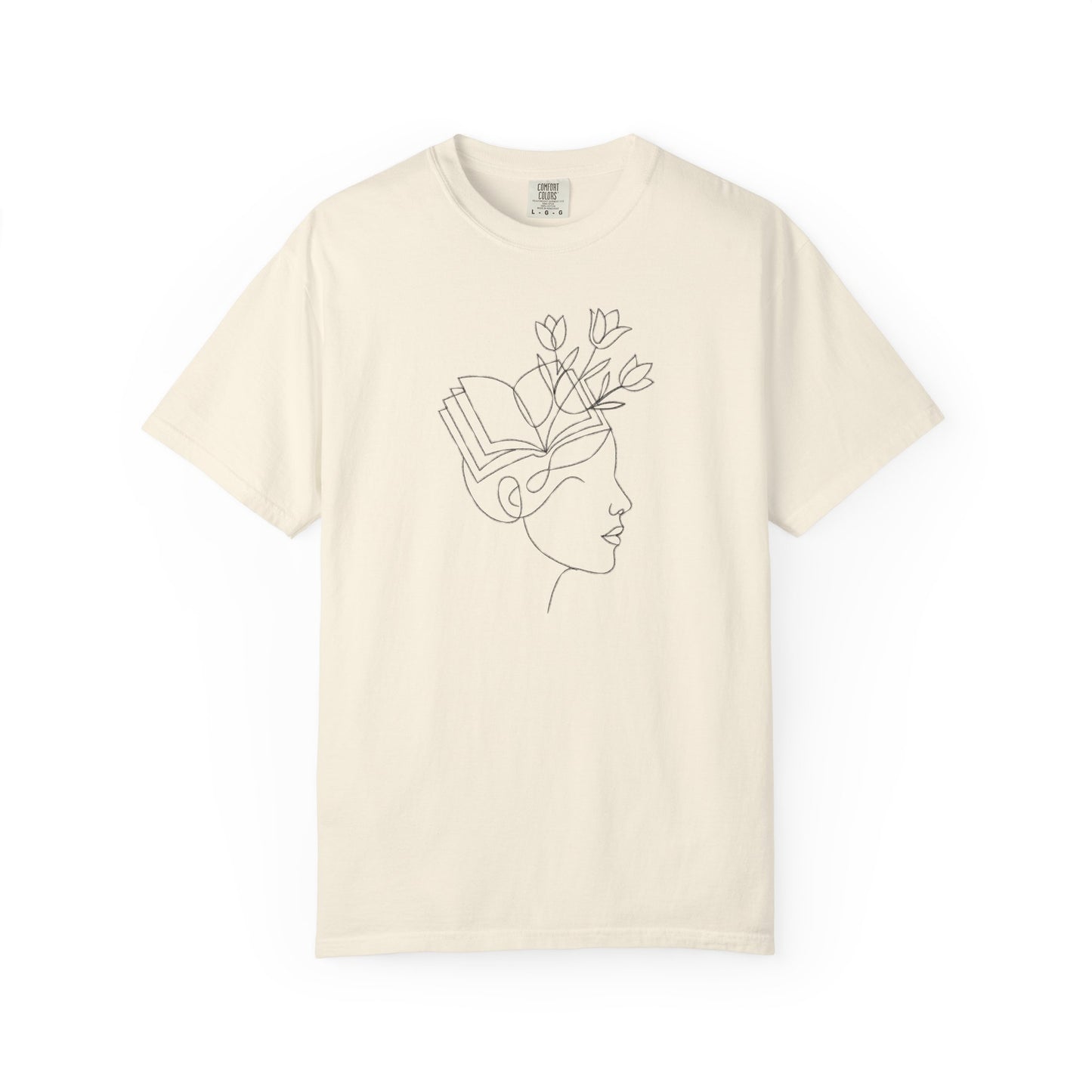 Mind in Bloom Shirt | Literary Floral Art Tee | Book Lover Reader Gift