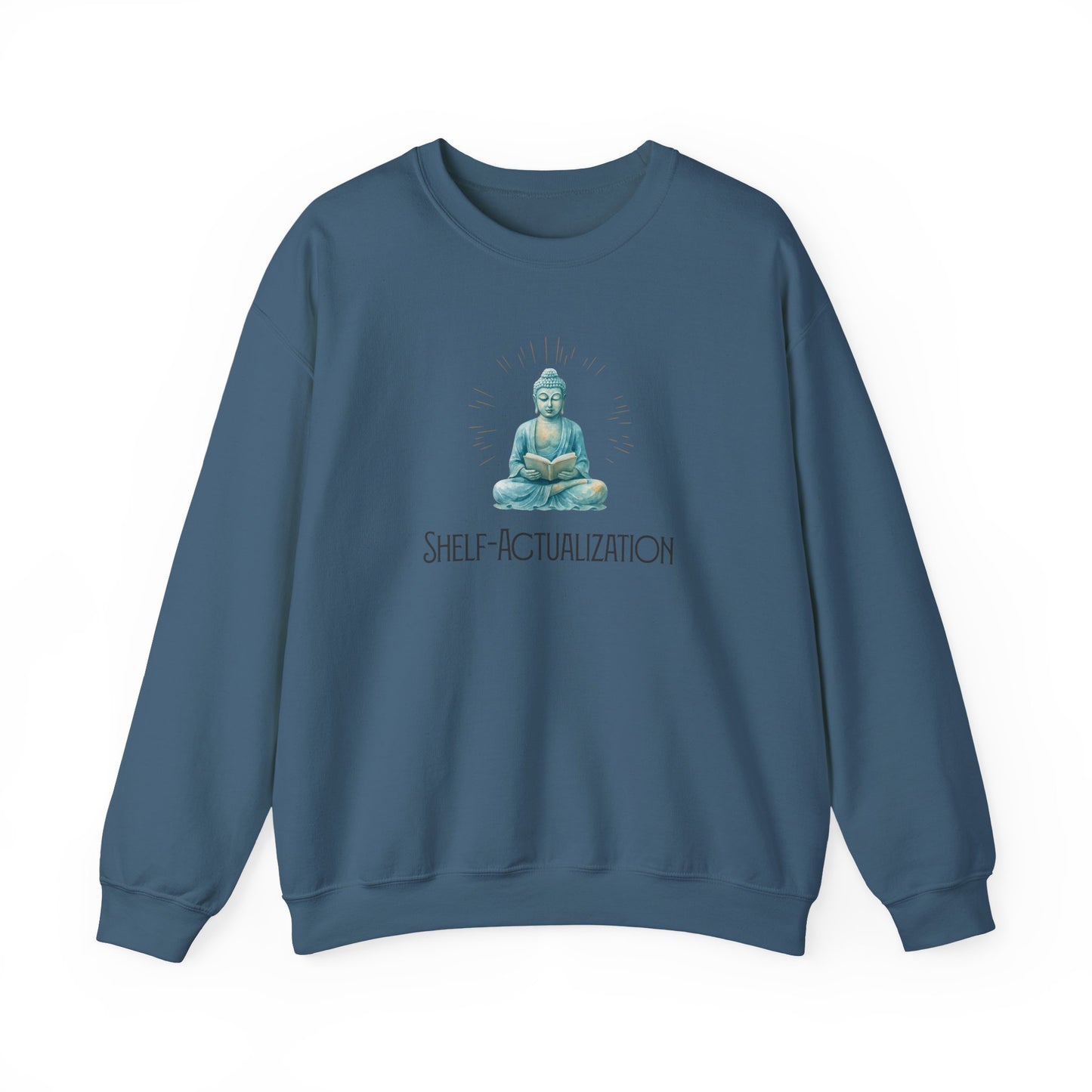 Shelf Actualization Sweatshirt | Zen Book Lover Crewneck