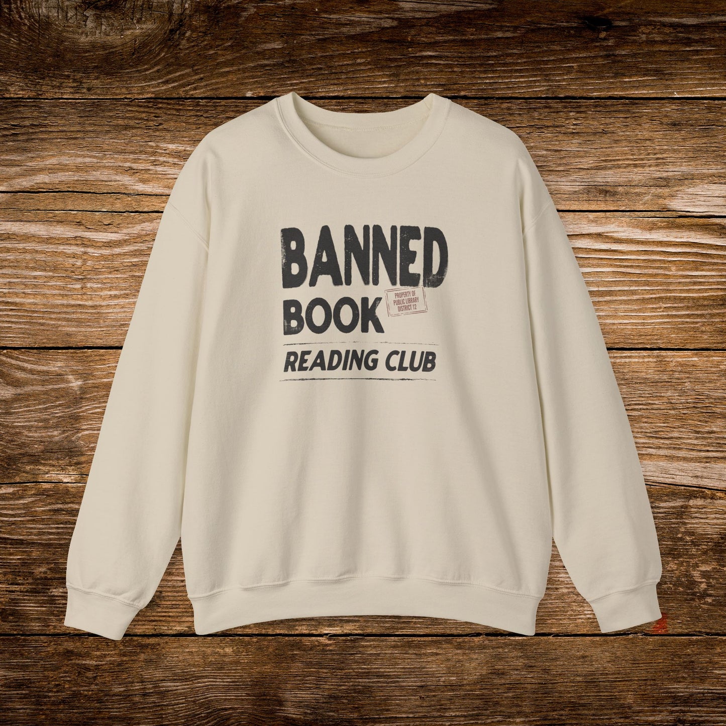 Banned Books Reading Club Sweatshirt | Retro Library Crewneck
