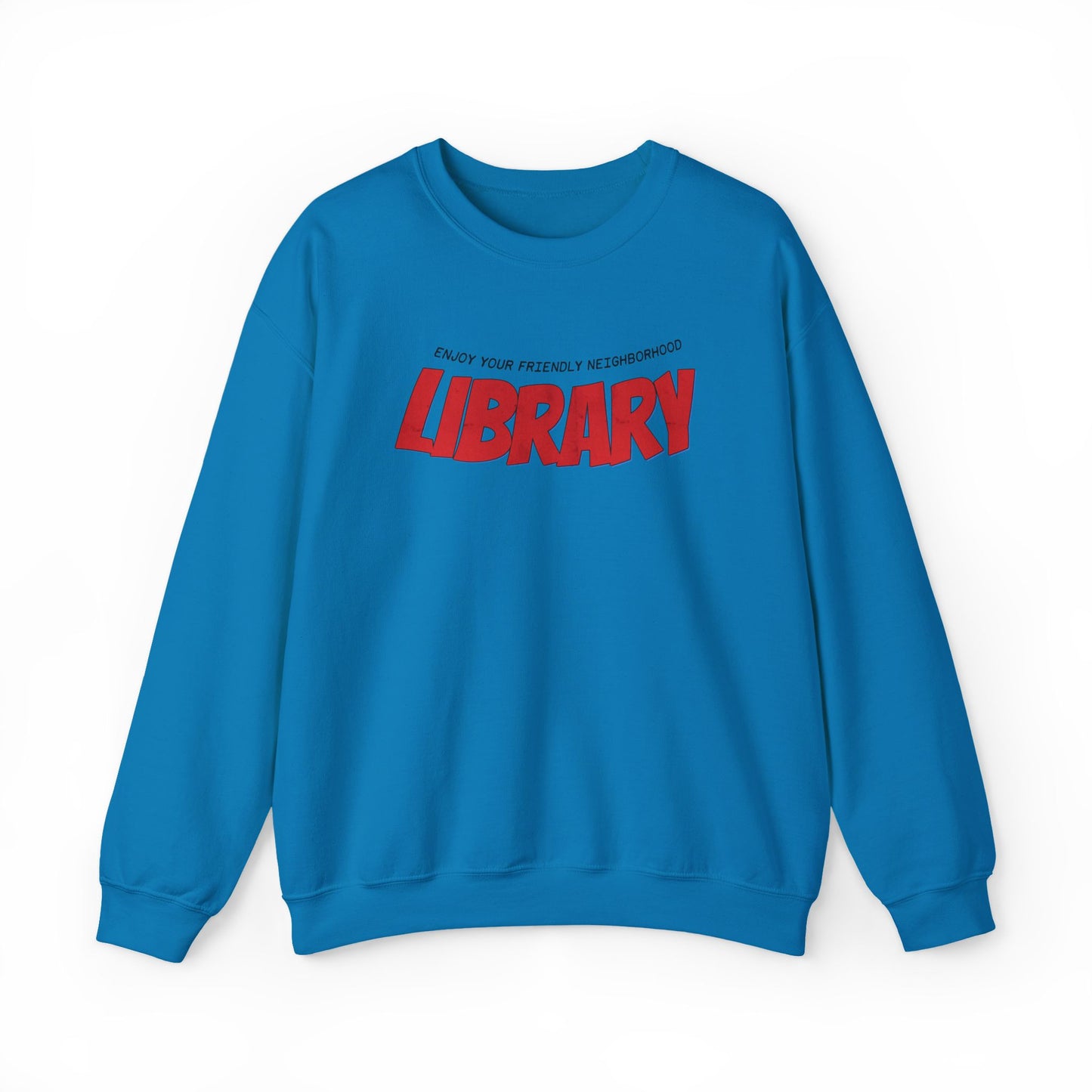 Friendly Neighborhood Library Sweatshirt | Retro Library Crewneck