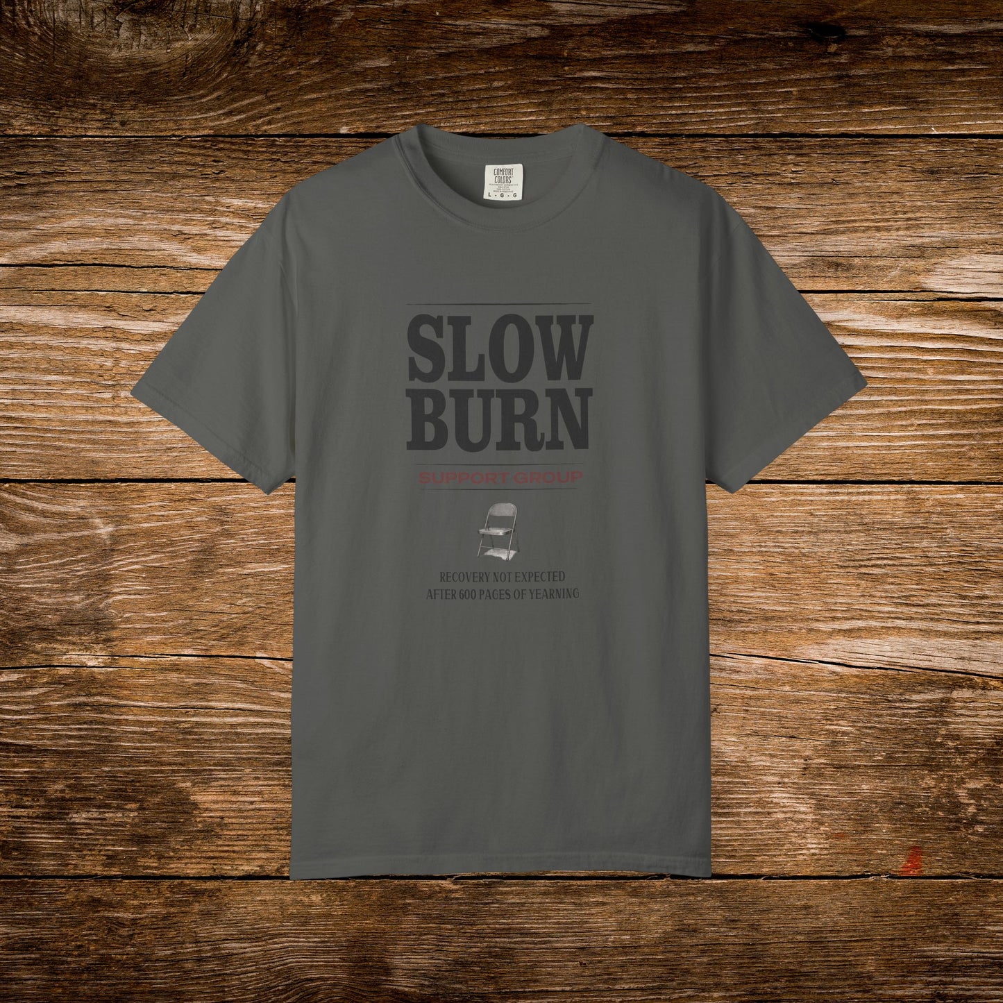 Slow Burn Support Group Shirt | Romance Reader Tee | Booktrovert Slow Burn T-Shirt