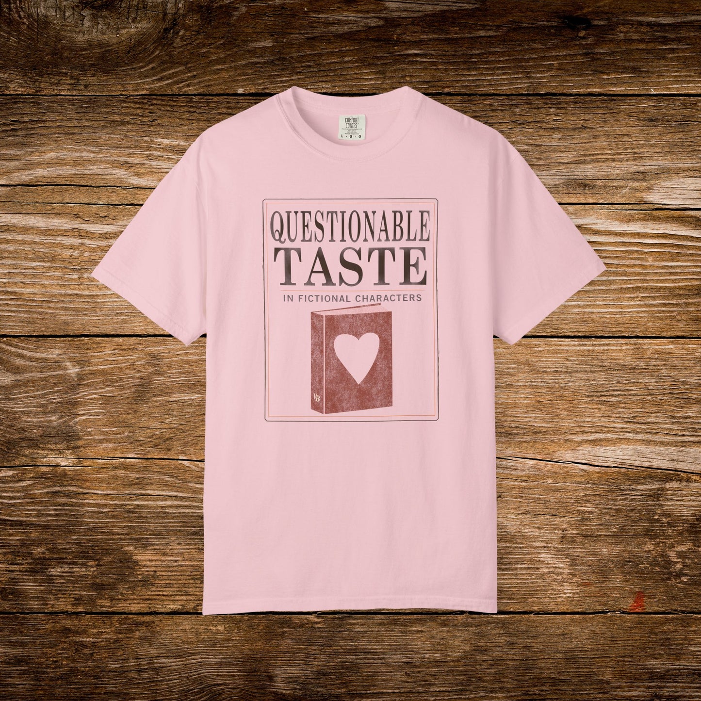 Questionable Taste in Fictional Characters Shirt | Vintage Paperback Tee