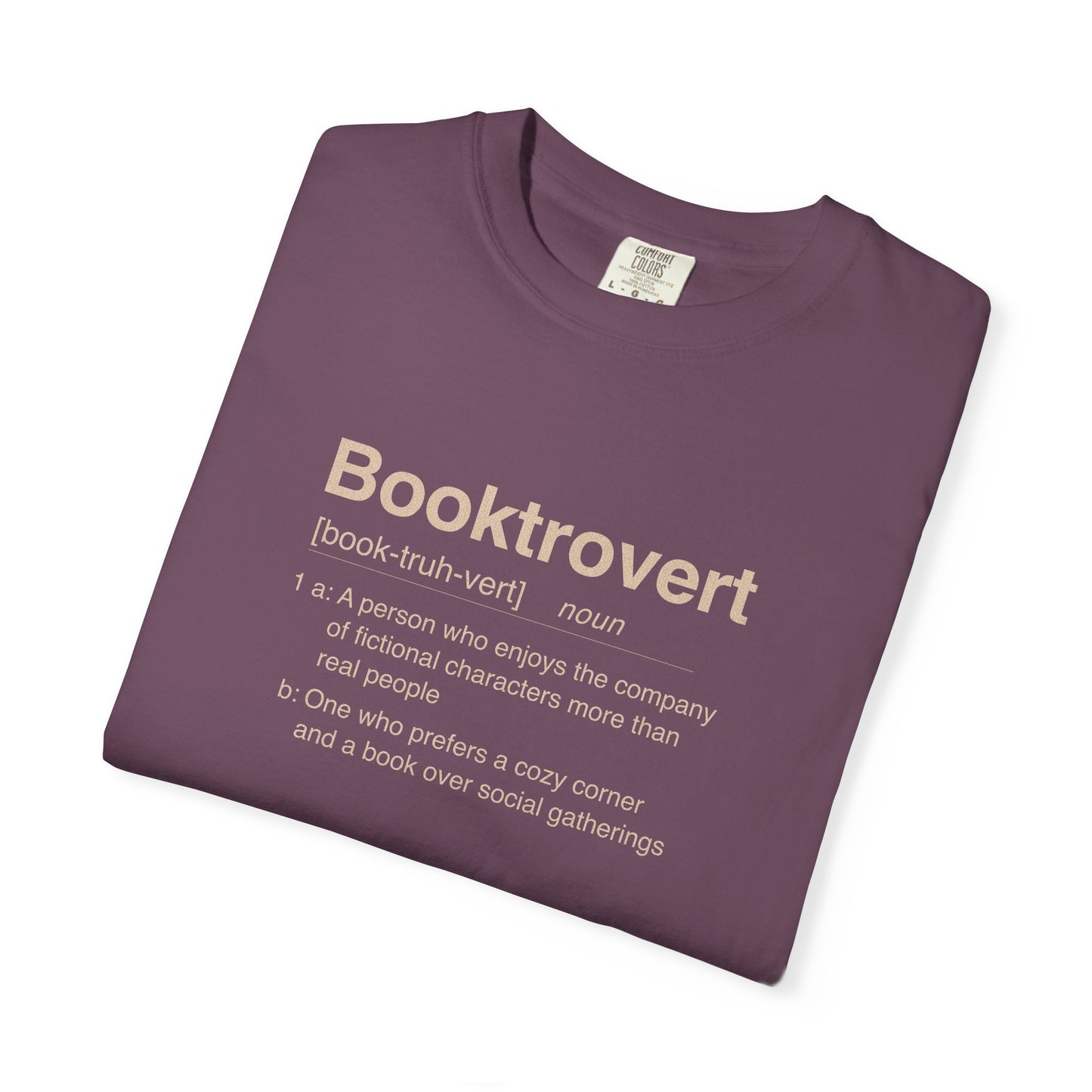 Booktrovert Shirt | Dictionary Definition Reader Tee