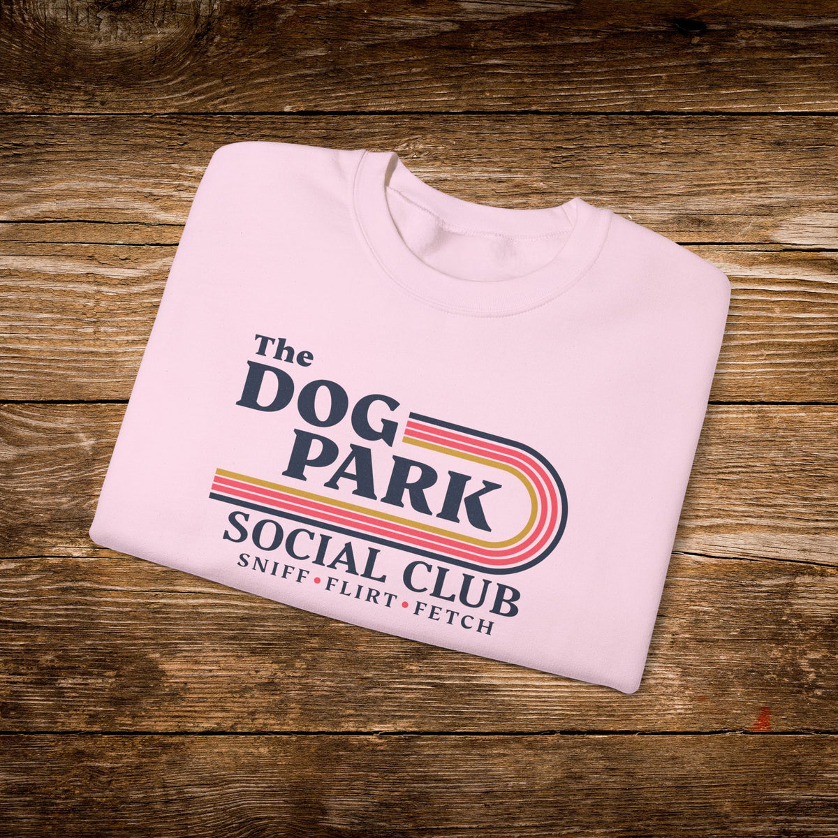 The Dog Park Social Club Sweatshirt | Retro Dog Lover Crewneck