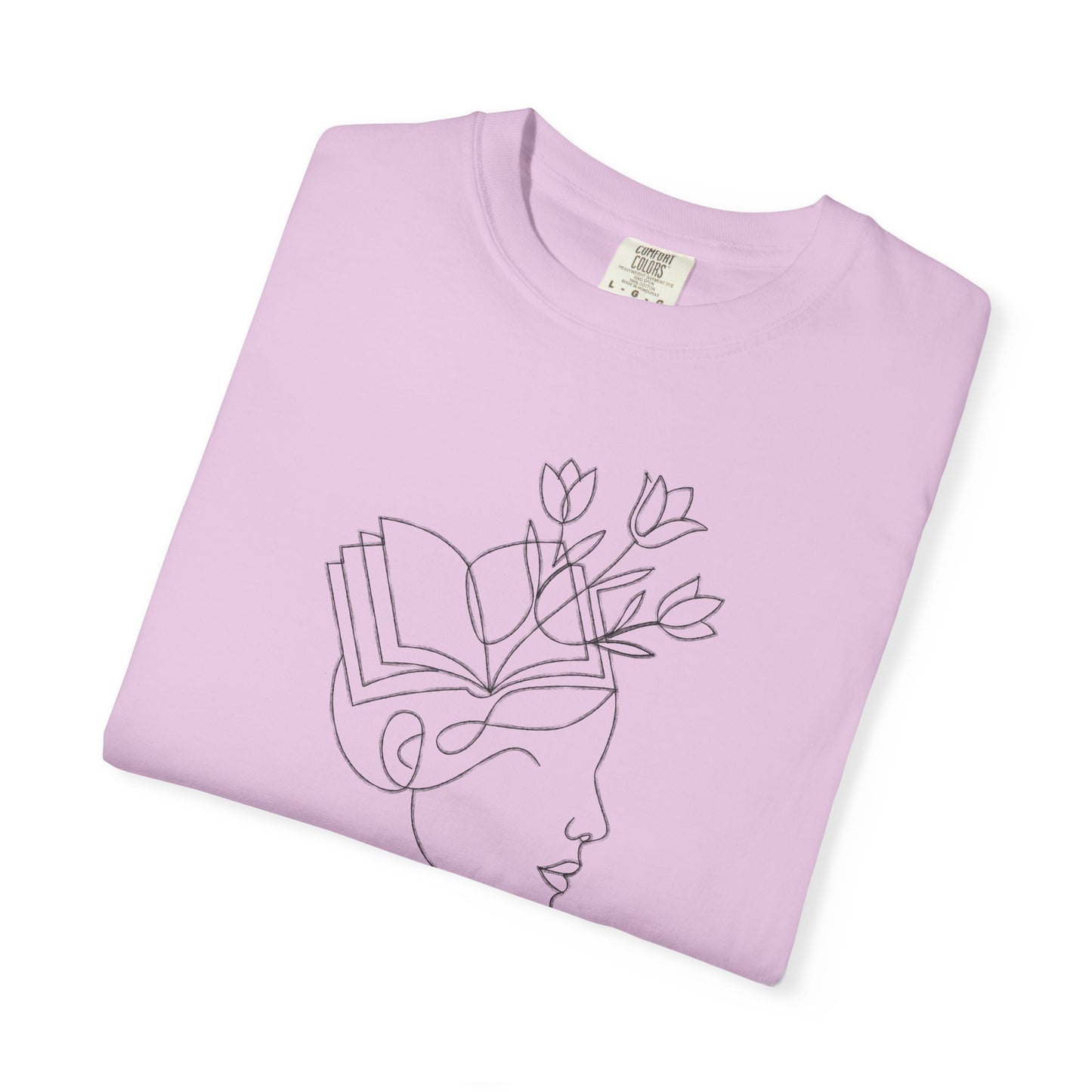 Mind in Bloom Shirt | Literary Floral Art Tee | Book Lover Reader Gift
