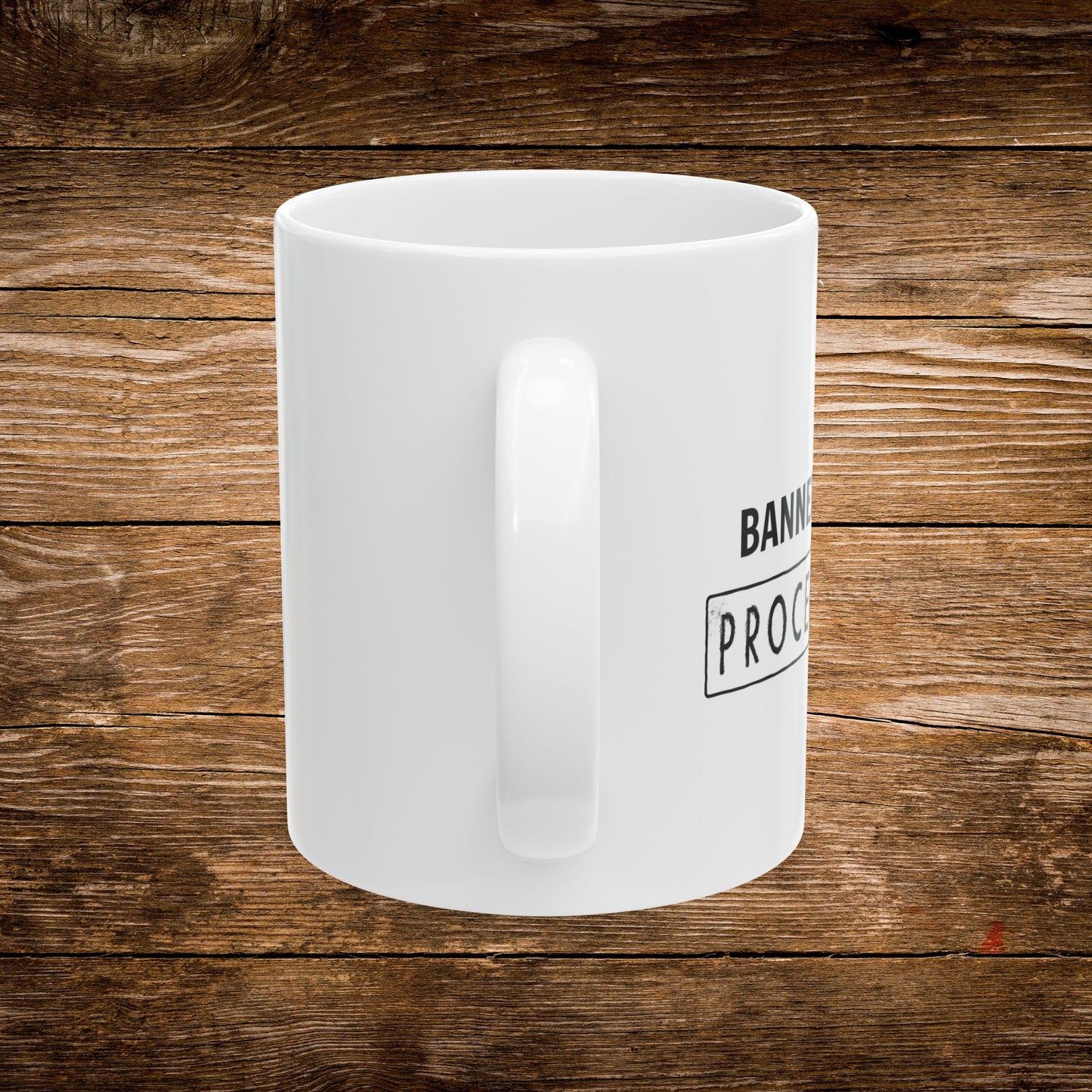 Proceed Curiously Mug | Banned Books Section Coffee Mug
