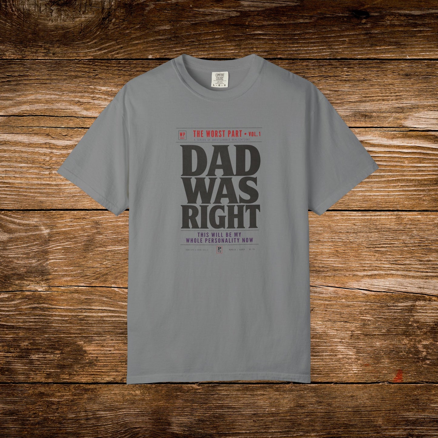 Dad Was Right Shirt | Retro Book Lover Tee