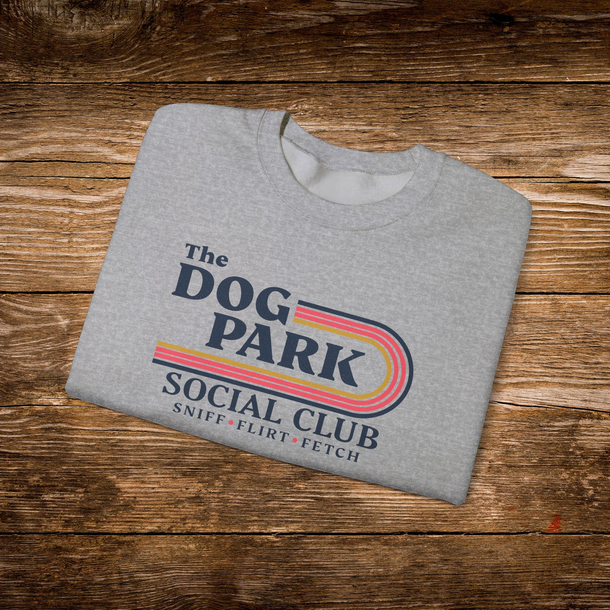 The Dog Park Social Club Sweatshirt | Retro Dog Lover Crewneck