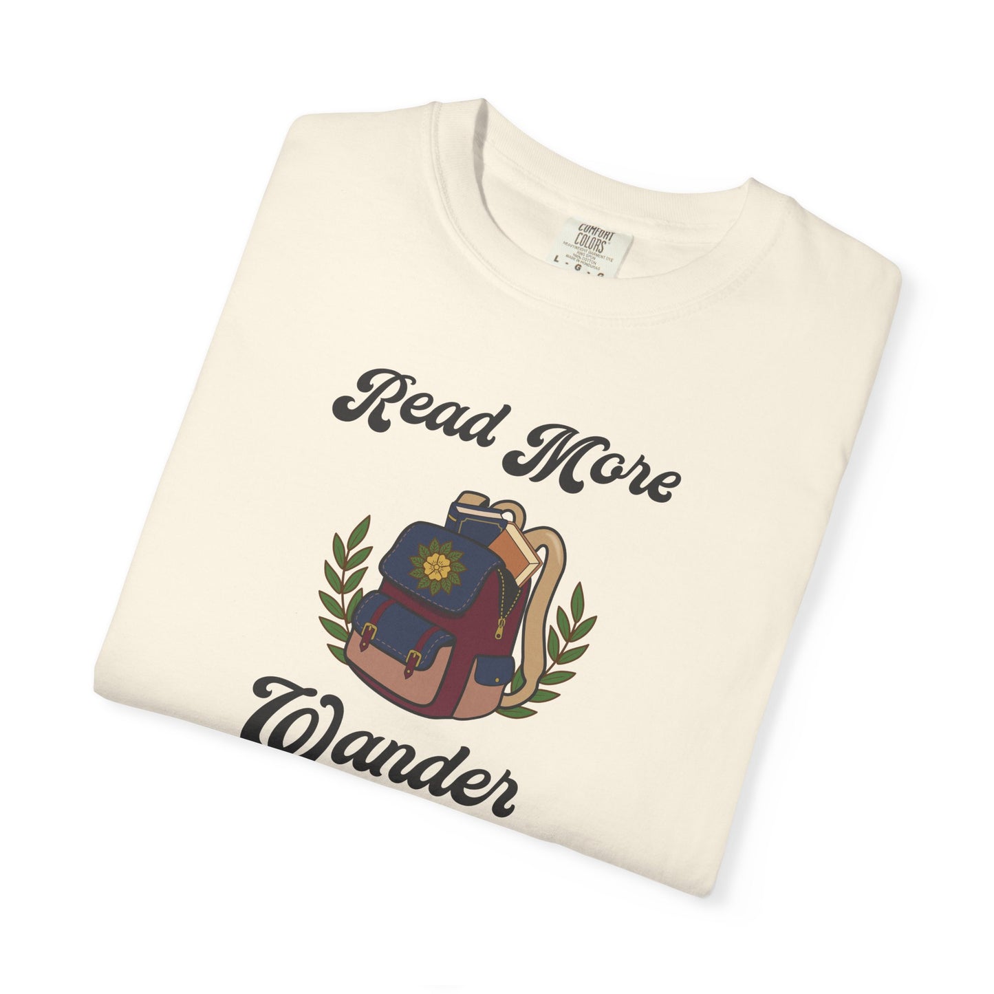Read More Wander Further Shirt | Retro Reader Adventure Tee