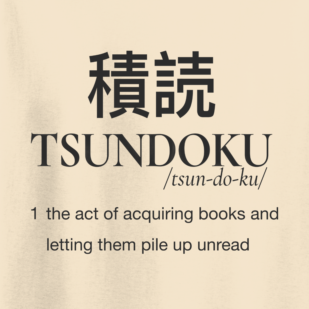 Tsundoku Dictionary Definition T-Shirt