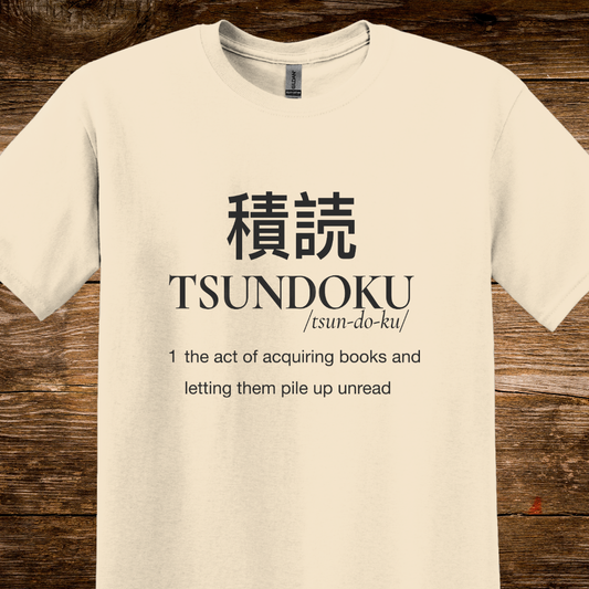 Tsundoku Dictionary Definition T-Shirt