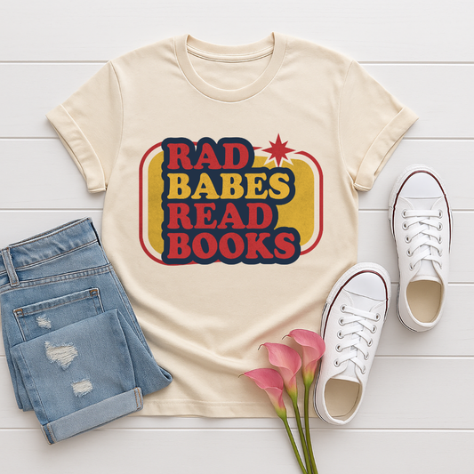 Rad Babes Read Books T-Shirt